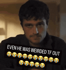 Josh Hutcherson Even He Was Weirded Tf Out GIF - Josh Hutcherson Even He Was Weirded Tf Out Mike Schmidt GIFs
