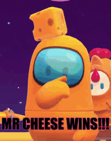 Mr Cheese Wins Among Us Logic GIF