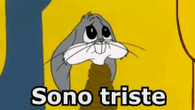Bugs Bunny Triste Tristezza Piangere Lacrime GIF