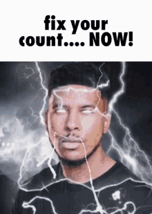 Fix Your Count Now Counting GIF - Fix Your Count Now Counting Discord GIFs