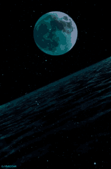 Moon Night Sky GIF