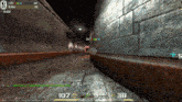 a screenshot of a video game with a score of 107 points