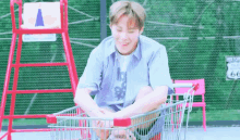 하성운 헤드뱅잉 머리 흔들기 카트 요하이 광고 워너원 GIF - Ha Sungwoon Excited Shopping Cart GIFs