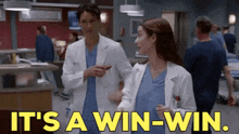 Greys Anatomy Jules Millin GIF - Greys Anatomy Jules Millin Its A Win Win GIFs