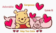 Winnie The Pooh Way Too Cute GIF - Winnie The Pooh Way Too Cute Adorable GIFs