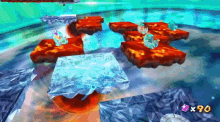 Super Mario Galaxy Ice Mario GIF - Super Mario Galaxy Ice Mario Ice Skating GIFs