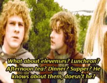 pippin lord of the rings second breakfast