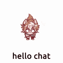 Hello Chat Gorou GIF - Hello Chat Gorou Genshin Impact GIFs