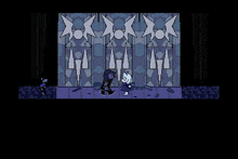 a pixel art of a girl with the words she did not just say that behind her