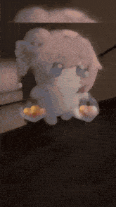 a stuffed animal with the words when you are leaving the city doro buys oranges for you