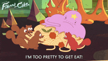 I'M Too Pretty To Get Eat Lumpy Space Princess GIF - I'M Too Pretty To Get Eat Lumpy Space Princess Adventure Time Fionna And Cake GIFs