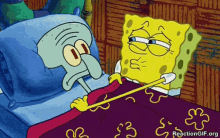 Durmabem Bobesponja Lulamolusco Boanoite Gripe GIF - Sleep Well Sponge Bob Squidward Tentacles GIFs