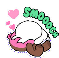 Smooch Cony Sticker - Smooch Cony Brown Stickers