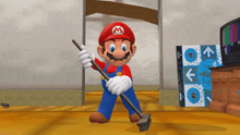 Smg4 Mario GIF - Smg4 Mario Broom GIFs