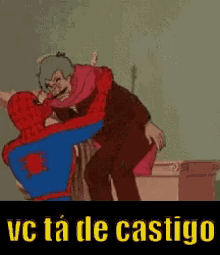Você Tá De Castigo / Castigando / Homem Aranha GIF
