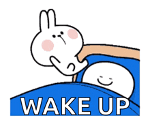 Wake Up Cony GIF