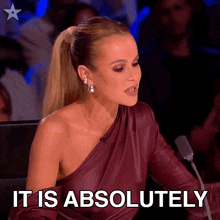 It Is Absolutely Genius Amanda Holden GIF - It Is Absolutely Genius Amanda Holden Britain'S Got Talent GIFs