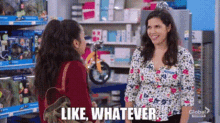 Superstore Amy Sosa GIF - Superstore Amy Sosa Like Whatever GIFs