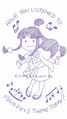 have you listened to maya fey 's theme today