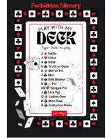a poster that says " play with my deck " on the top