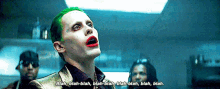 Joker Blah Blah Blah GIF - Joker Blah Blah Blah Jared Leto GIFs