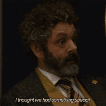 I Thought We Had Something Special Roland Blum GIF - I Thought We Had Something Special Roland Blum Michael Sheen GIFs