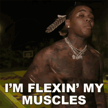 Im Flexin My Muscles Kevin Gates GIF - Im Flexin My Muscles Kevin Gates Cartel Swag Song GIFs