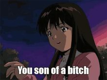 You Son Of A Bitch Ghost Stories GIF - You Son Of A Bitch Ghost Stories Anime GIFs