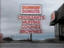 Dunkin Donuts 80s GIF