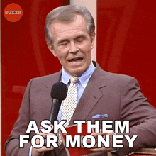 Ask Them For Money Buzzr GIF - Ask Them For Money Buzzr Seek Funding GIFs