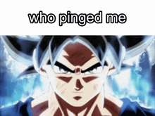 Who Pinged Me Goku Ultra Instinct GIF - Who Pinged Me Goku Ultra Instinct GIFs
