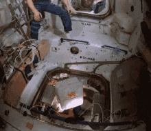 floating astronaut