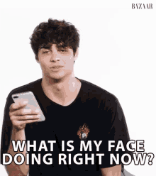 what is my face doing right now cuurious puzzled unusual noah centineo