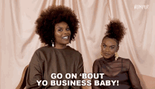 Go On Bout Yo Business Baby Choyce Brown GIF - Go On Bout Yo Business Baby Choyce Brown Tabitha Brown GIFs
