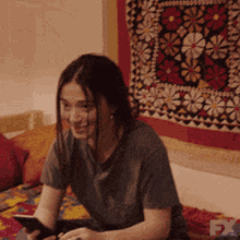 Mikey Madison Laugh GIF - Mikey Madison Laugh Bed GIFs