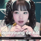 Wonyoung Ive Kat GIF - Wonyoung Ive Kat GIFs