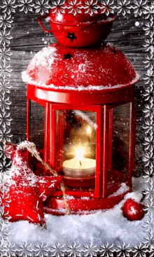 Candle Snow GIF - Candle Snow GIFs