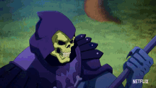 Gigantic Fist Skeletor GIF - Gigantic Fist Skeletor Masters Of The Universe Revelation GIFs