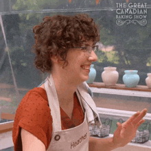 Laughing Heather GIF - Laughing Heather The Great Canadian Baking Show GIFs