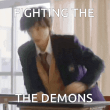 Fighting The Demons Michieda Shunsuke GIF - Fighting The Demons Michieda Shunsuke Micchi GIFs