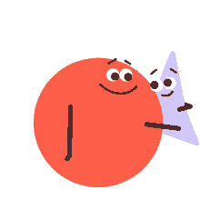 shapemates circle triangle happy friends
