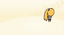 a cartoon of a girl with a name tag that says dnm2 on it