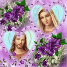 Jesus Mary GIF - Jesus Mary Hearts GIFs
