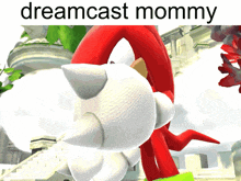 a picture of a cartoon character with the words dreamcast mommy on the bottom