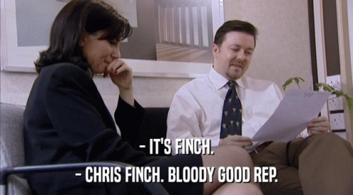 Finch Its Finch GIF - Finch Its Finch Chris Finch - Discover & Share GIFs