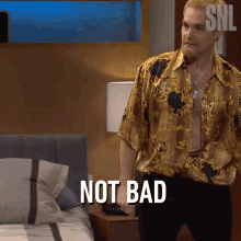 Not Bad Will Forte GIF - Not Bad Will Forte Saturday Night Live GIFs
