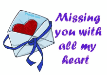Missing You With All My Heart Love GIF - Missing You With All My Heart Love Heart GIFs