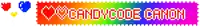 a rainbow colored banner with the words " cannonwoode cannon "