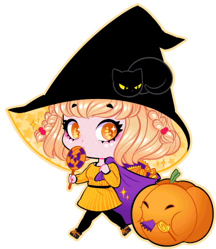 Halloween Witch Sticker - Halloween Witch Kawaii Stickers