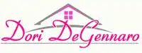 a logo for dori de gennaro with a house on top
